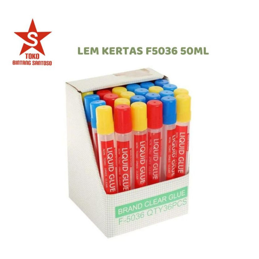 

Lem Kertas F5036 50ml / Lem Kertas Batang 50ml