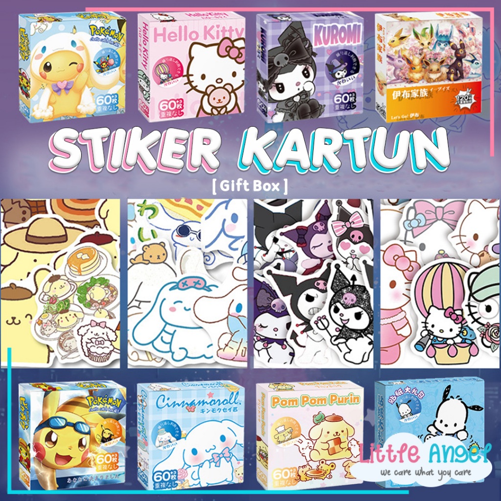 

Stiker Lucu Motif Kartun Korea Aesthetic Tempelan Momo Helm Motor Dinding Kamar Mixue Dekorasi Buku Handbook Scrapbook DIY Karakter Sanrio 2D Lembar Anti Air