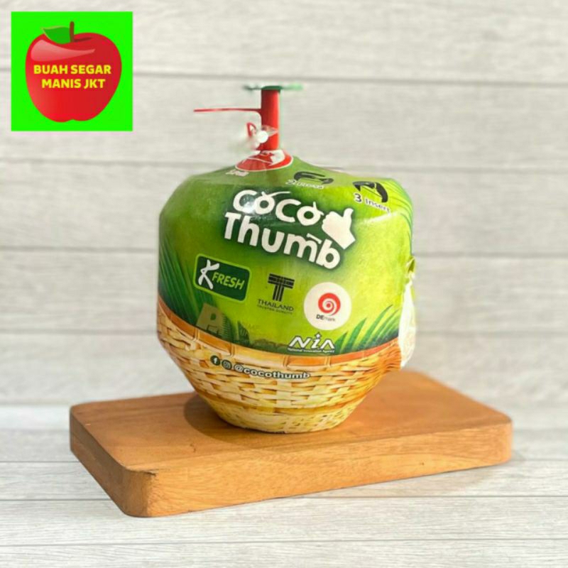

KELAPA MUDA THAILAND COCO THUMB PREMIUM QUALITY PER 1 PCS