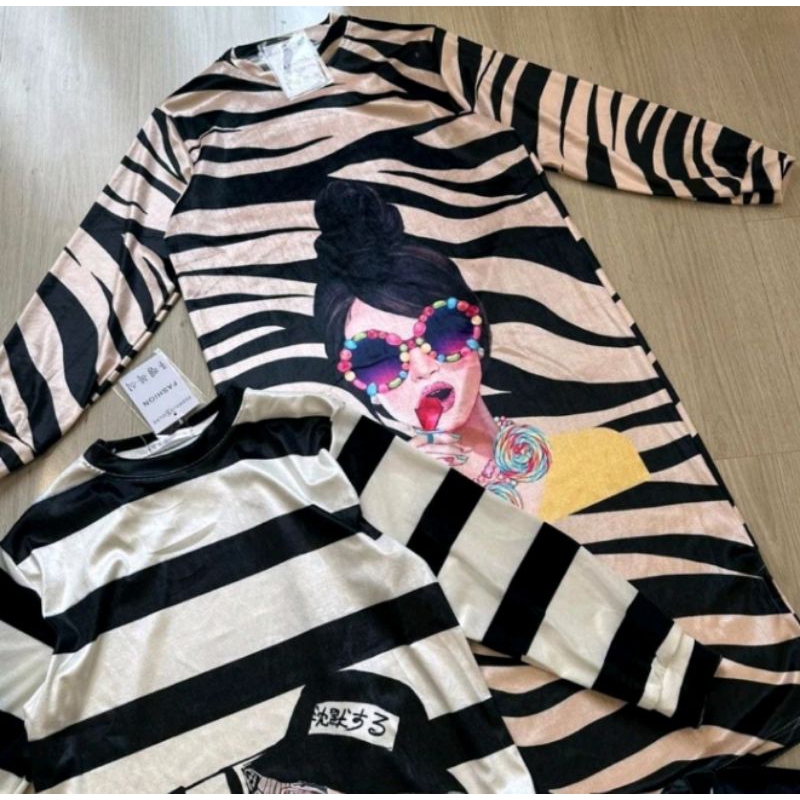 dress bludru import lengan panjang