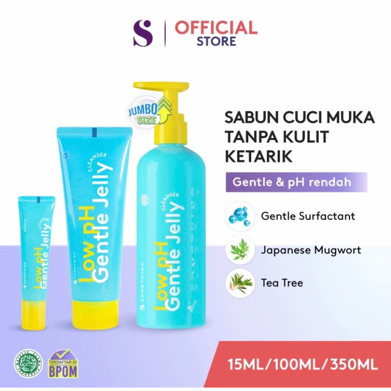 

[READY] SOMETHINC Low pH Gentle Jelly Cleanser - Sabun Cuci Muka Semua Jenis Kulit