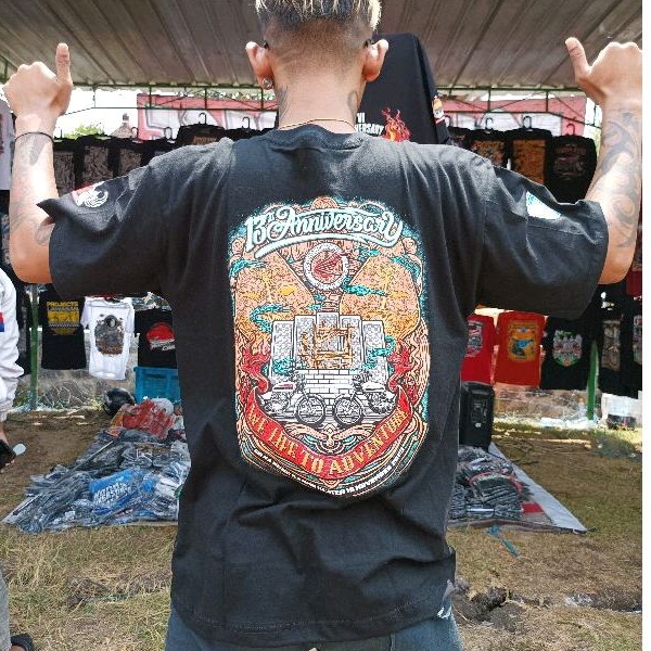 Kaos acara CB Klaten Paguyuban anniversary 13th