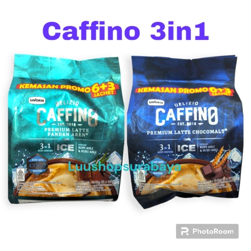 

CAFFINO Kopi Instan 3 in 1 Isi 9 × 25gr