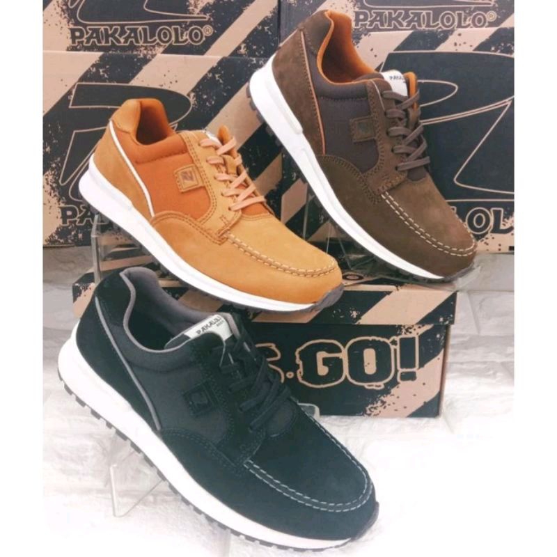 Sepatu pakalolo 0121 sepatu kasual kulit pakalolo original