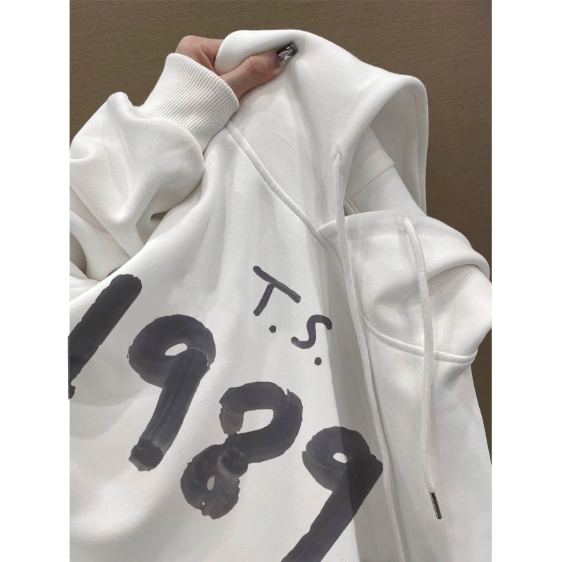 PREMIUM COD Fastfash Putih Sweater Hoodie Jumper Wanita 1989 Taylor Swift The Eras Tour Oversize