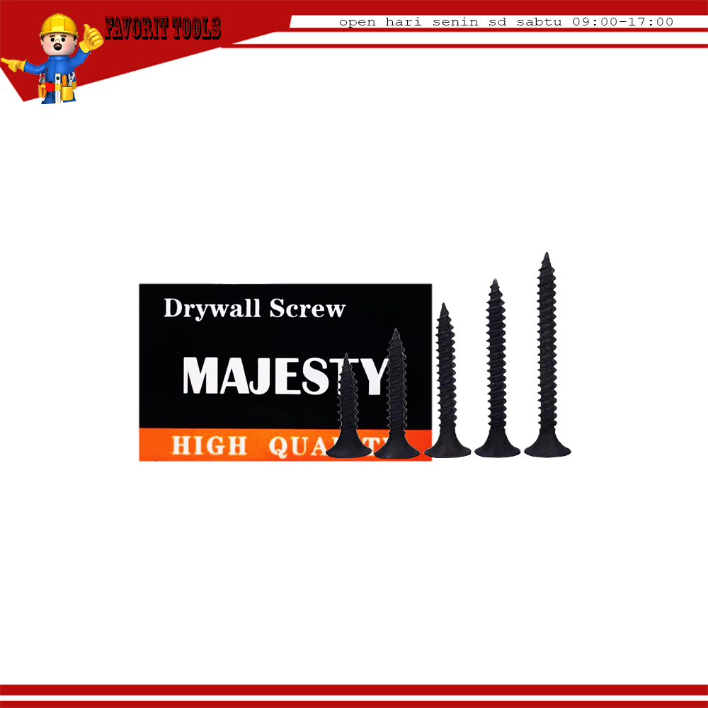 Skrup Gypsum Majesty Drywall Screw Gypsum Skrup