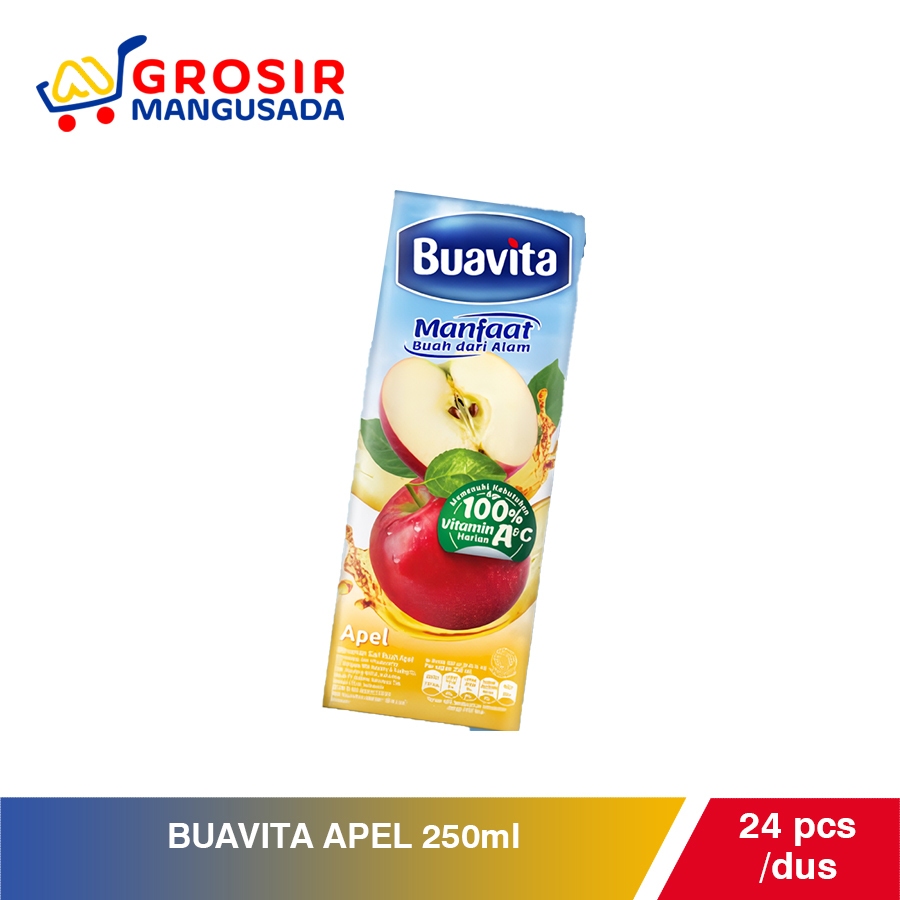 

Buavita Apel 250ml Jus Buah Asli Harga Grosir 6 pcs