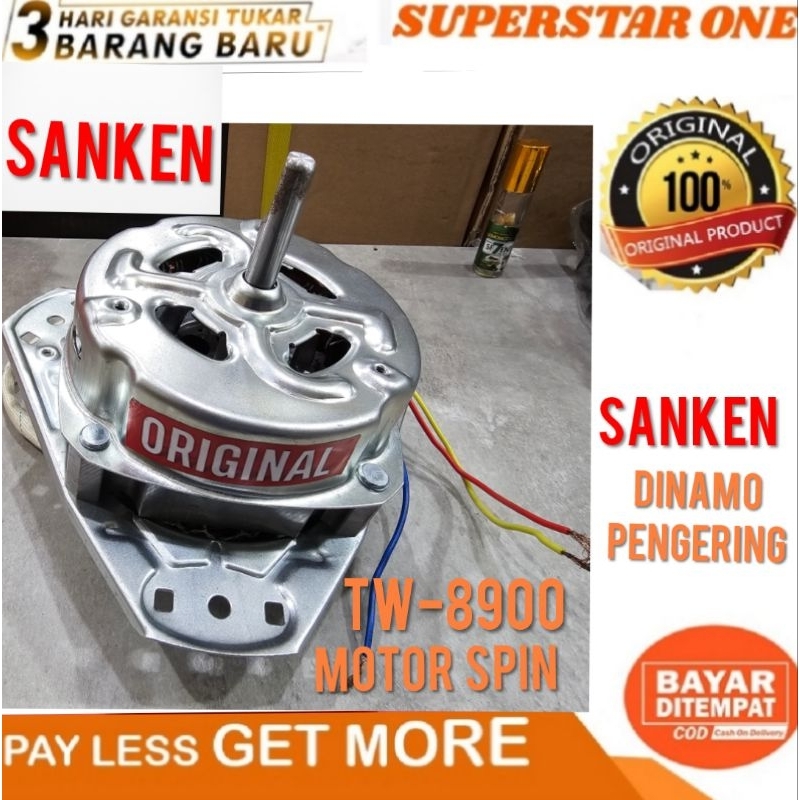 dinamo pengering mesin cuci sanken tw-8900 Dinamo mesin cuci spin sanken  TW-8900 original