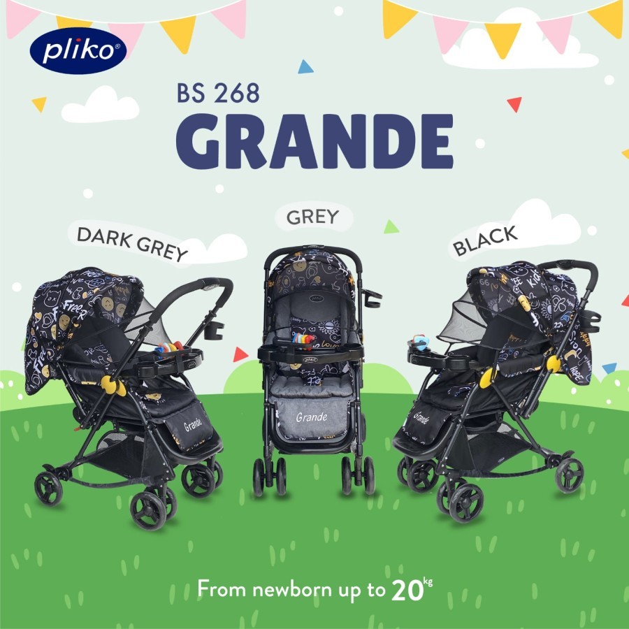 STROLLER BABY PLIKO GRANDE 268 R