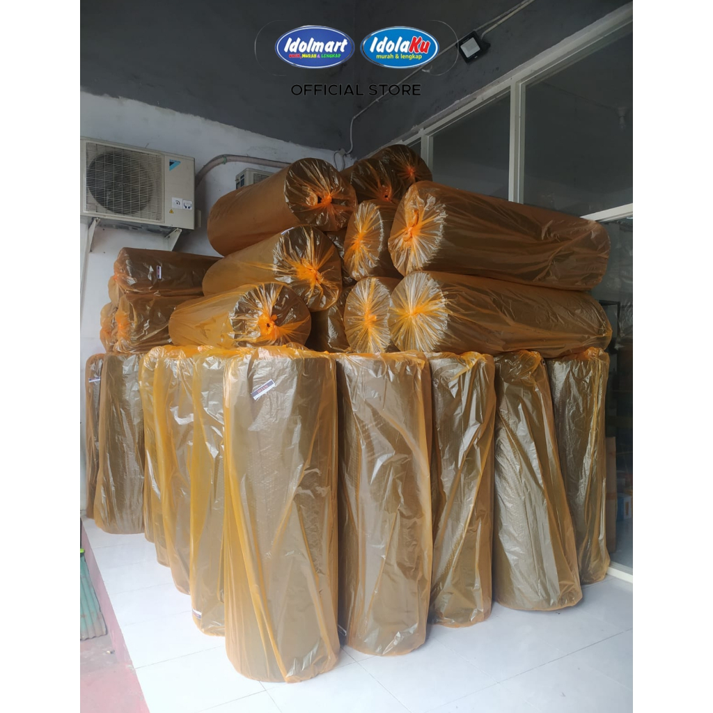 

IDOLMART Bubble Wrap Roll Hitam 125 cm x 50 meter Tebal Premium Surabaya