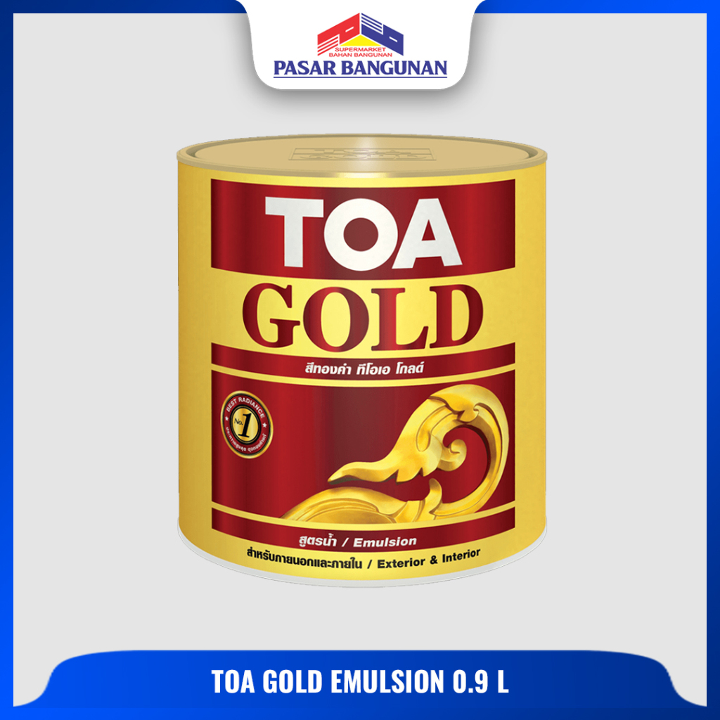 Cat TOA Gold Interior Exterior ukuran 0,9 L