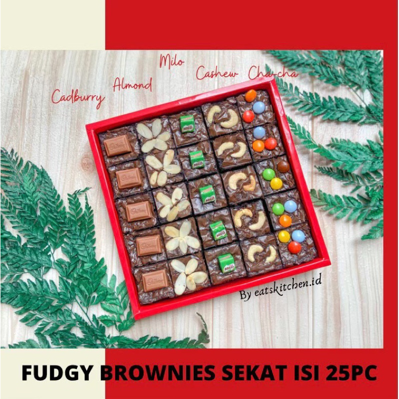 

Fudgy Brownies Panggang Sekat/Brownies Sekat/Brownies Skat