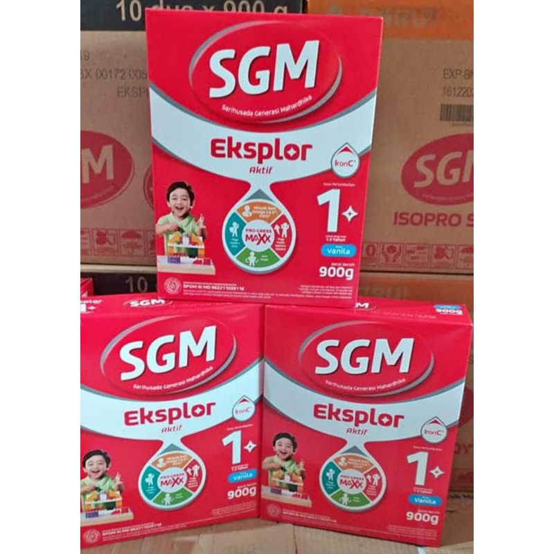Susu formula SGM 1plus /3 plus vanilla madu 900gr