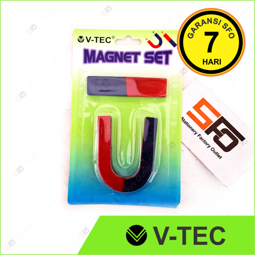 

Magnet Set Besar V-Tec isi 2 - MS-8075L - Batang U Praktek Fisika Anak Sekolah