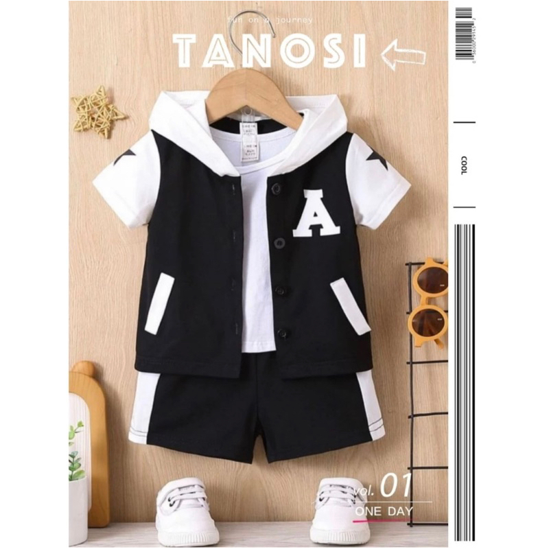 Atasan Bawahan Wanset Anak Nyaman Dipakai Terbaru 2025 Satu Set Bahan Adem Formal Setelan Anak Hodie