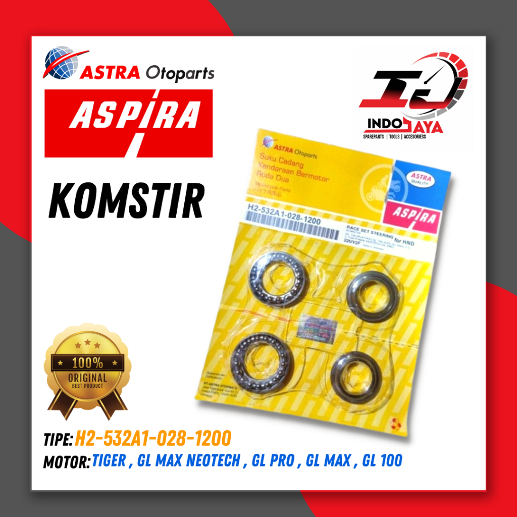 [COD] ASPIRA KOMSTIR 028 / UNTUK MOTOR TIGER / GL MAX / NEOTECH / GL PRO / GL MAX / GL 100 / H2-532A