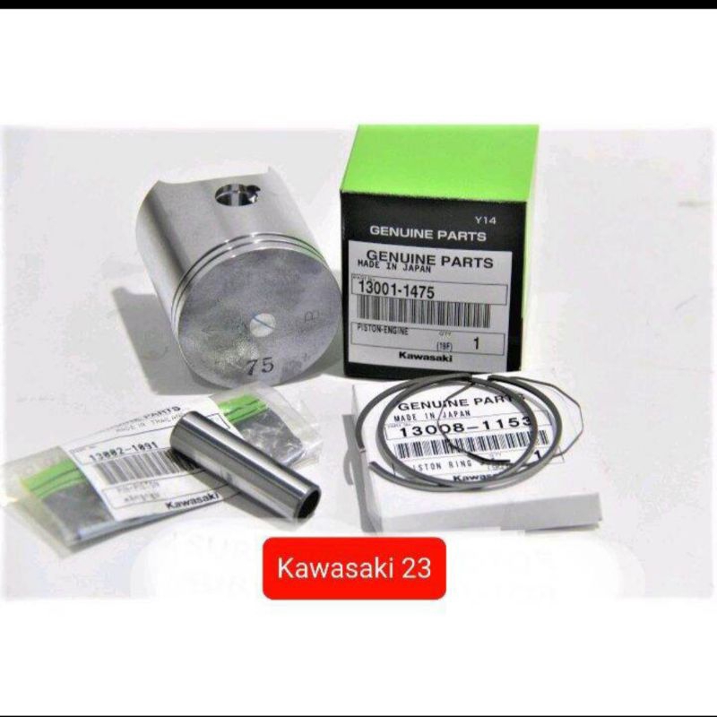 PISTON SEHER SET RING SEHER KODE  B75 NINJA RR R SS ORIGINAL