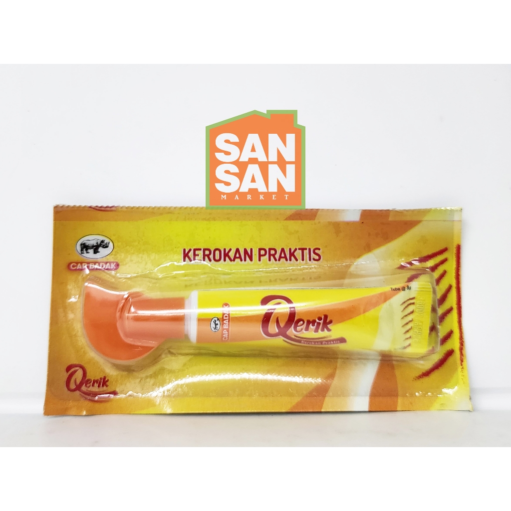 QERIK Cap Badak 8 Gr Balsem Alat Kerokan Praktis