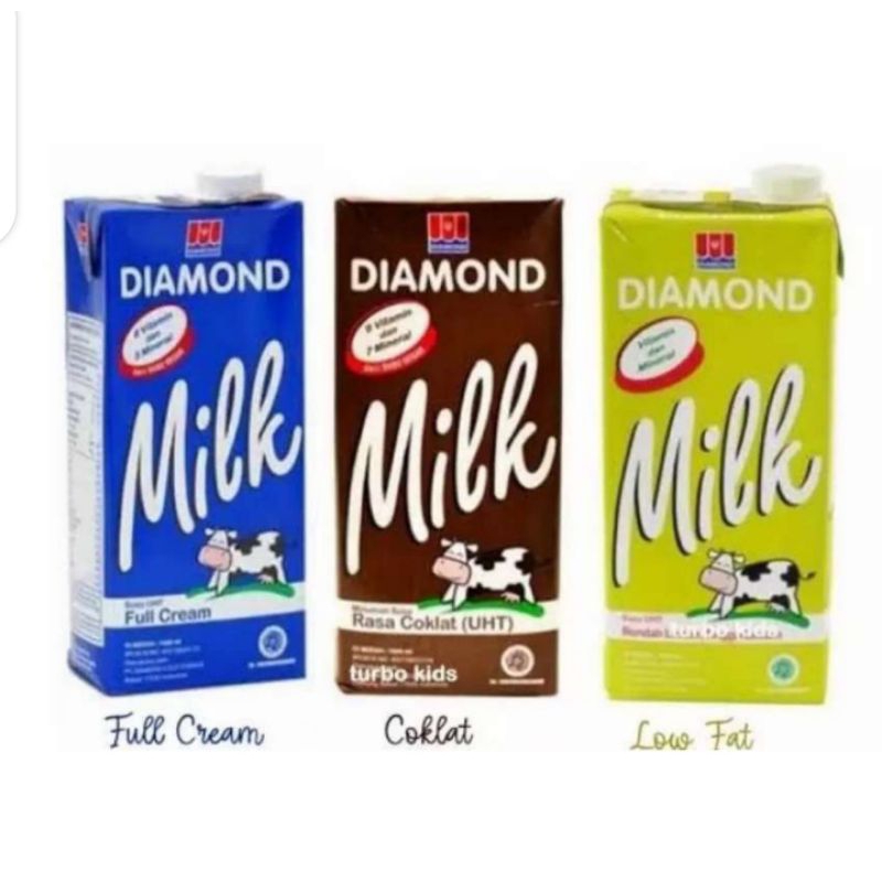 

susu uht diamond 1lt full cream