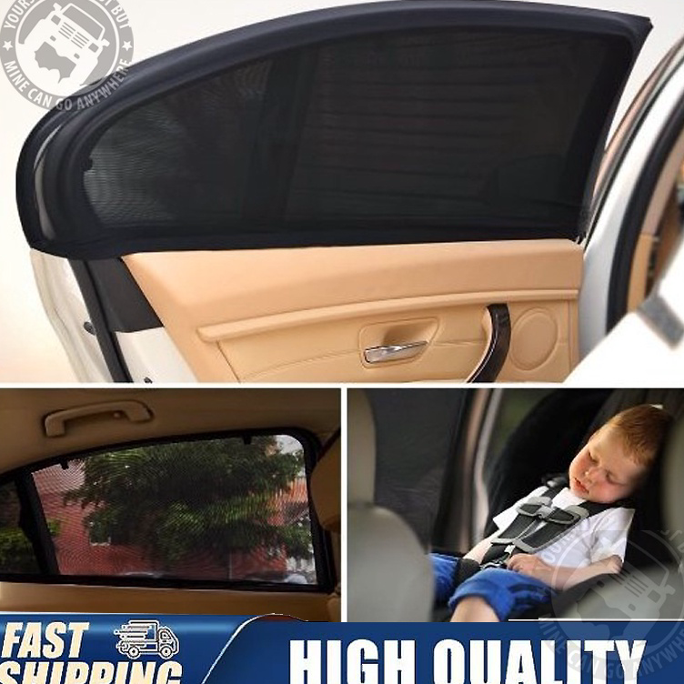 Terkini 2PCS-Kerai Jendela Samping Mobil / Layar Anti Nyamuk Mobil Luar Ruangan /Penutup jaring vent