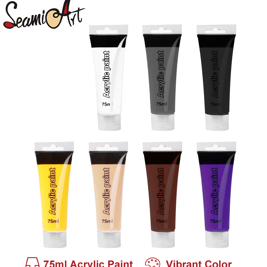 

Terlaku. SeamiArt 75ml Cat Akrilik / Acrylic Color Paint Cat Lukis Kanvas