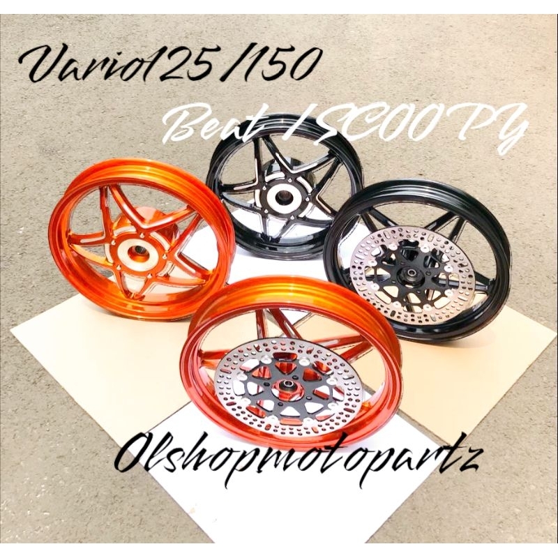 VELG VROSSI PELAK ORBITS GEN 2 NEW VELG VROSSI VARIO 110 VARIO 125/150 BEAT SCOOPY GENEO SPECY RING 