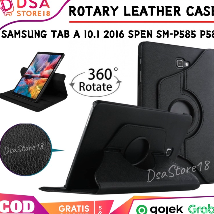 YUK BELI Samsung Tab A6 / Case Samsung Tab A6 10.1 With S Pen / P585 P580 2016 Rotary 360 Full Prote