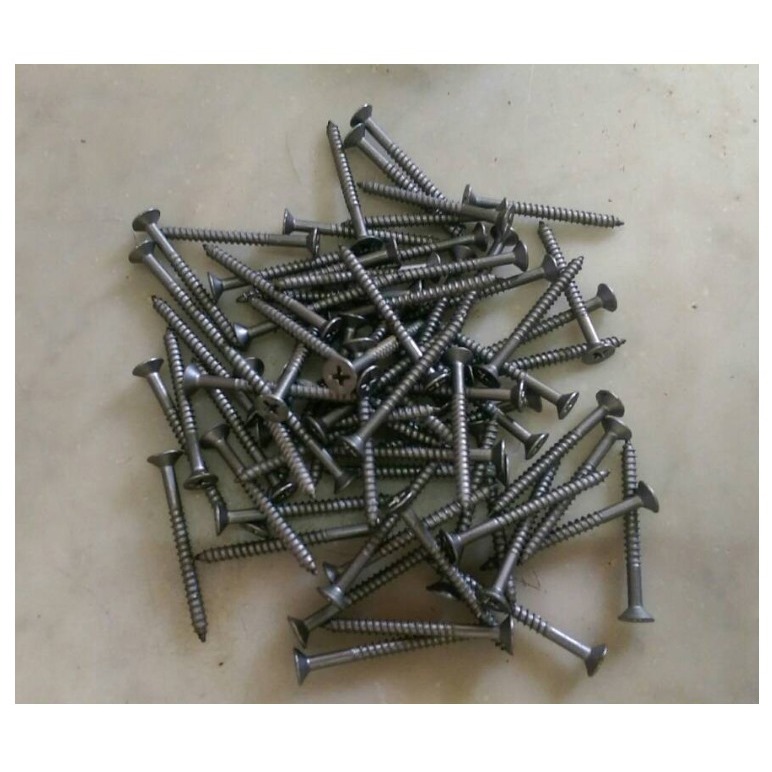 SEKRUP SKRUP KAYU 5 CM KEPALA PLUS / PAKU ULIR 5CM 2X9