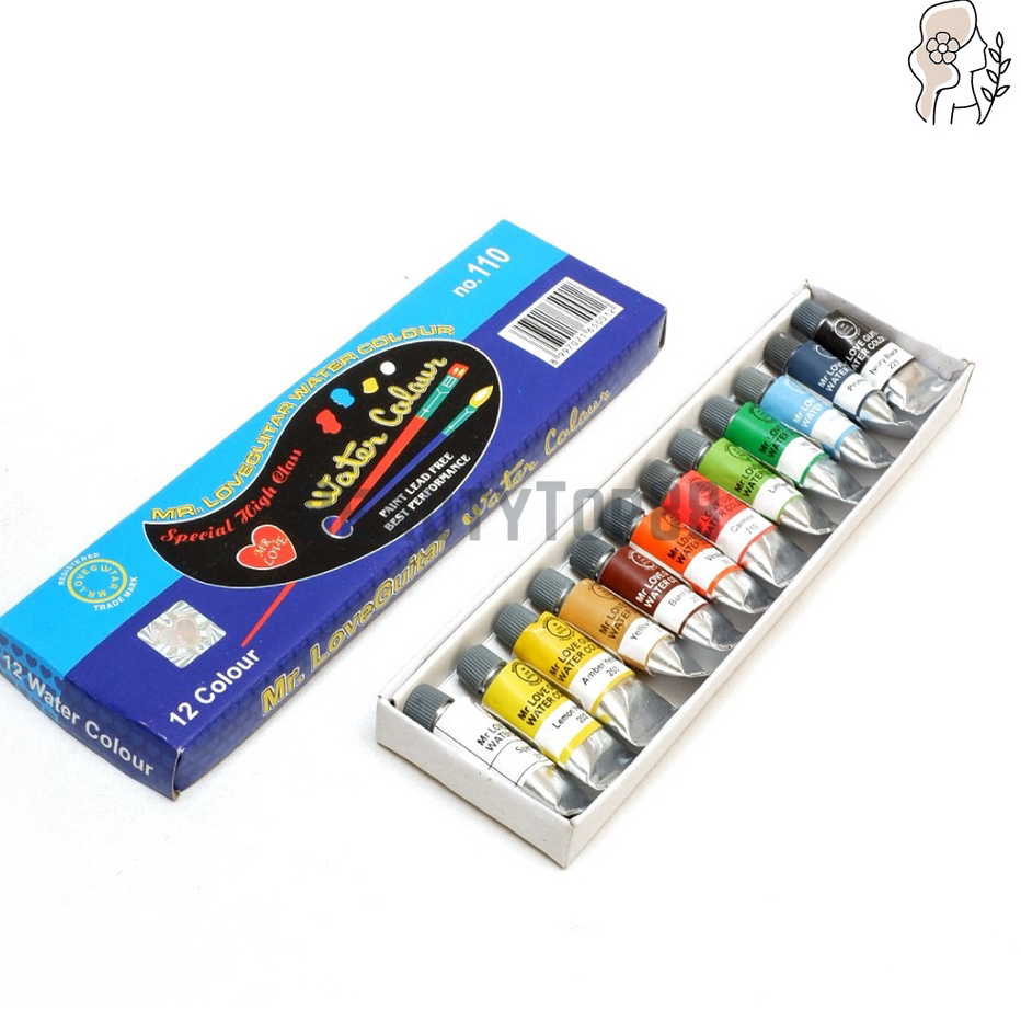 

Best Cat Air Mr Love Guitar 110 / Cat Lukis Kecil 12 Warna Water Colour