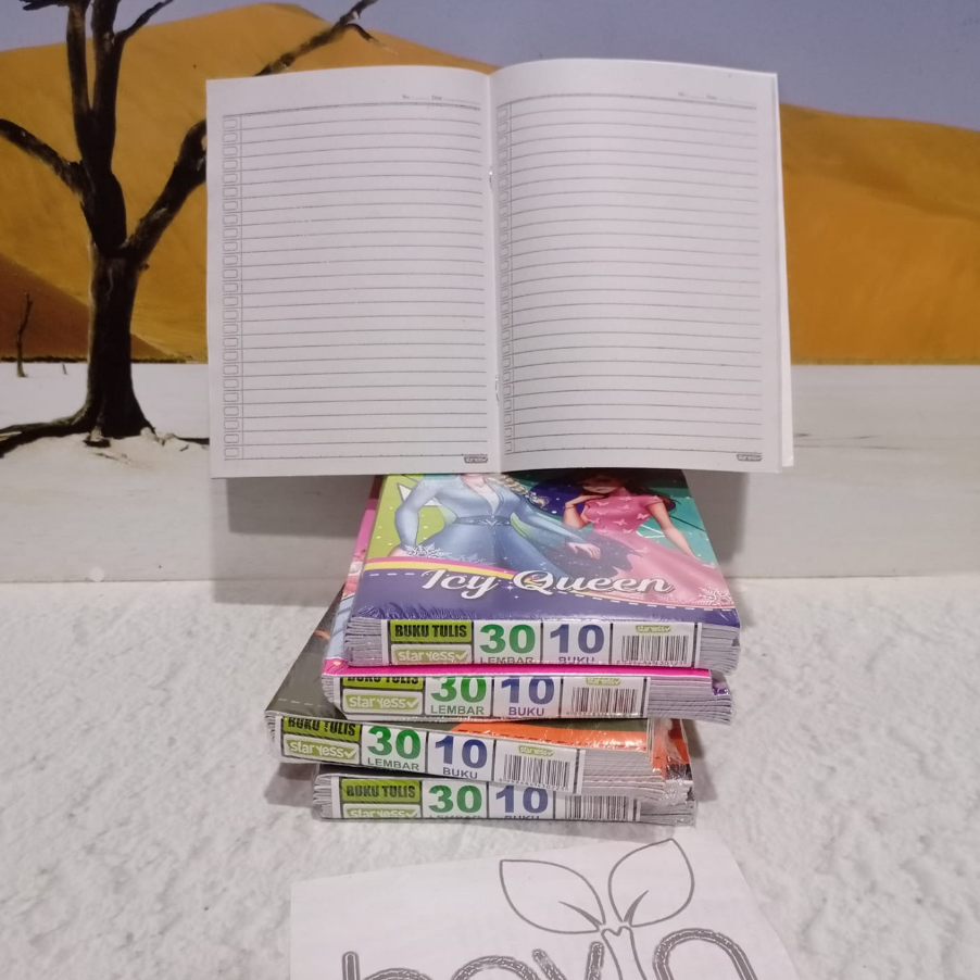 

WNSK7182 [PROMO SALE!!!] (10pc) buku tulis murah fancy gambar 30 lembar