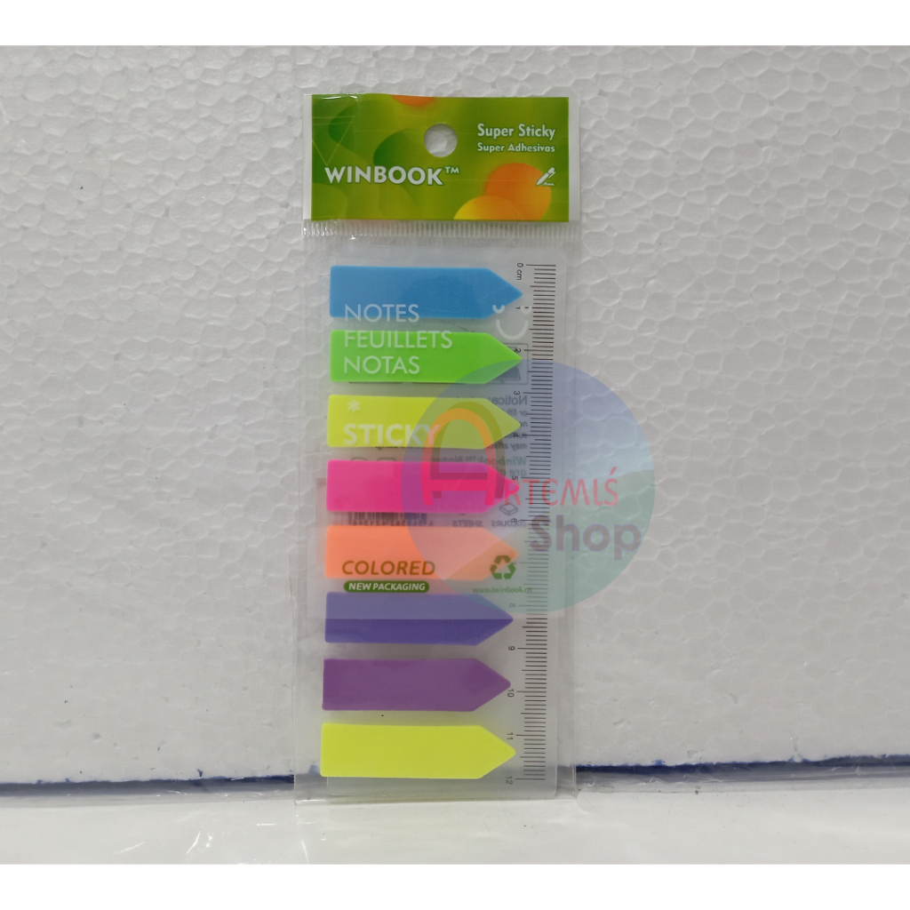 

Sticky Notes / Bookmark WINBOOK Y-162 Warna Transparan 7 Warna