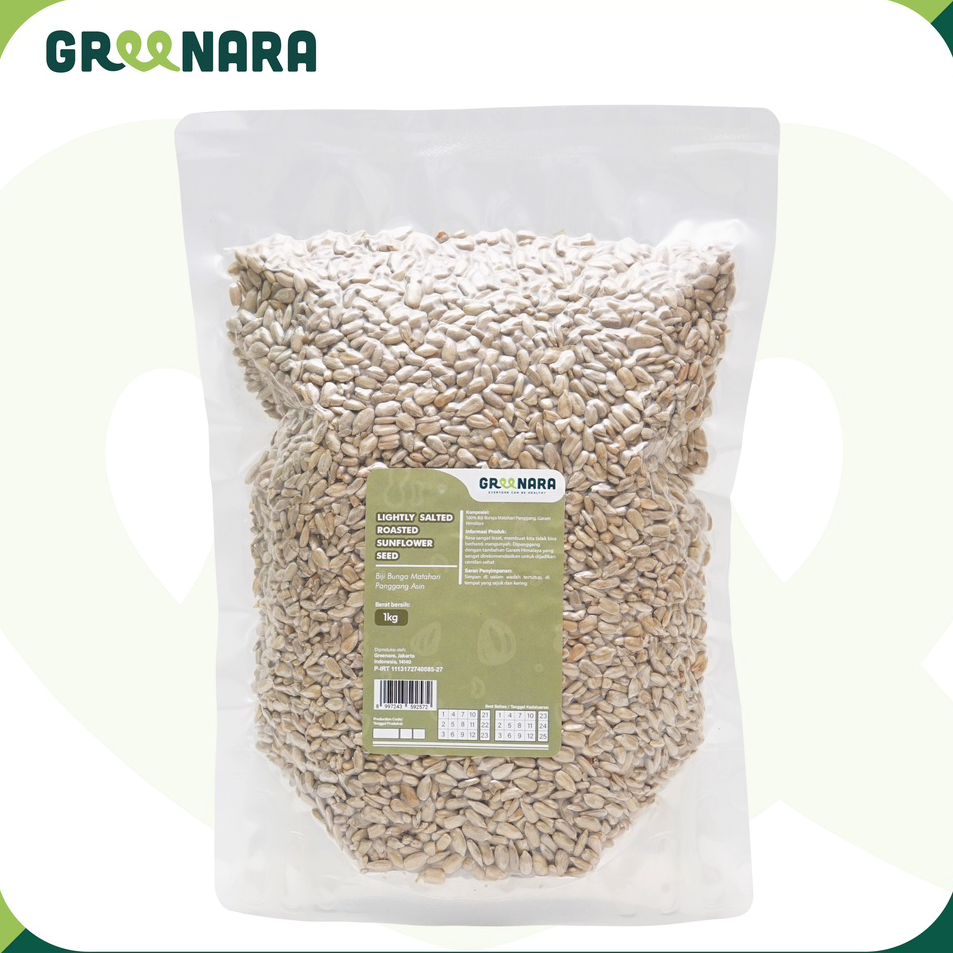 

Murah Banget Lightly Salted Roasted Sunflower Seed 1Kg / Kuaci Panggang Asin Ready Stock