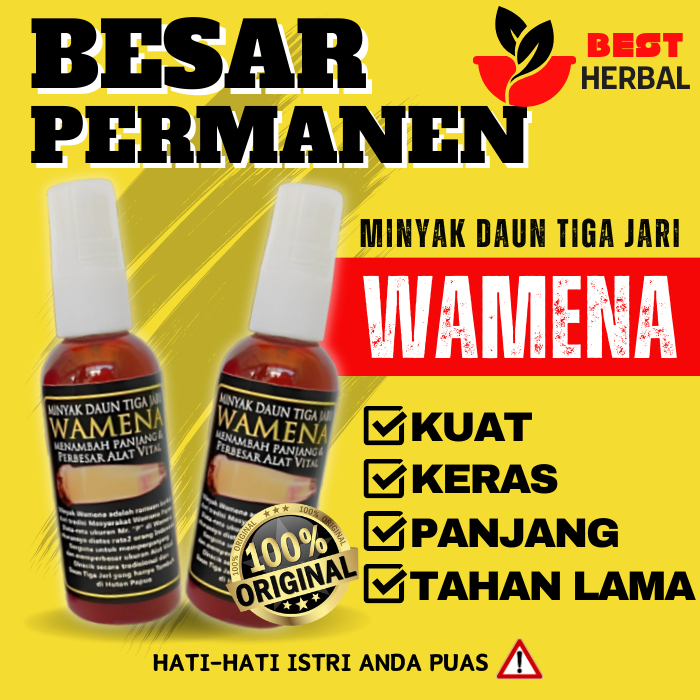 PEMBESAR PENN1S PRIA PENN1S MINYAK TIGA JARI WAMENA OBAT PEMBESAR MR P VENIS PERMANEN ORIGINAL TERBU