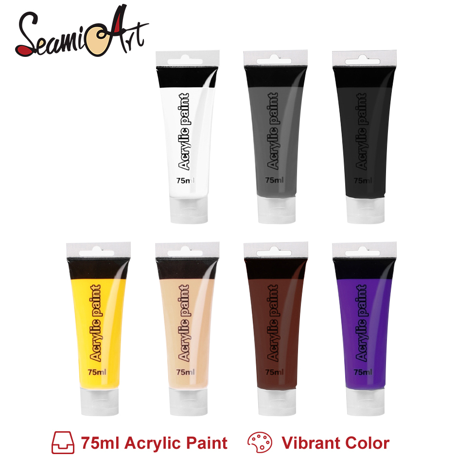 

Baru SeamiArt 75ml Cat Akrilik / Acrylic Color Paint Cat Lukis Kanvas