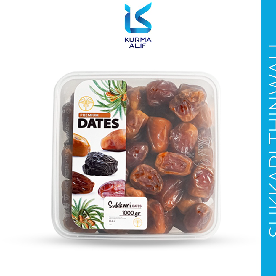 

Ready Kurma Sukari Thinwall 1 Kg - Kurma Raja Basah Premium Quality