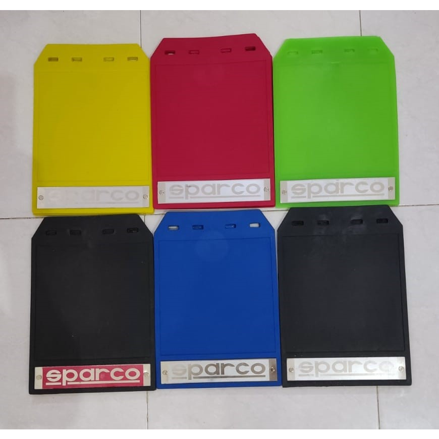 Murah Mud Guard Sparco / Karpet Lumpur / Karpet Roda / Kepet Lumpur Isi 2 PCS / karpet lumpur warna 