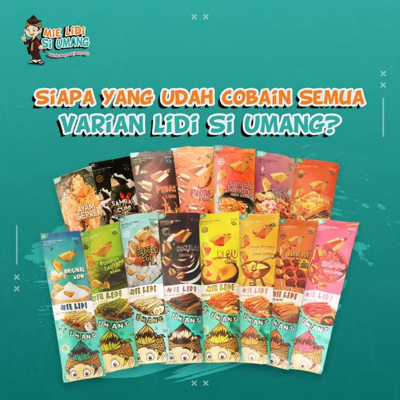 

Promo 10.10 MIE LIDI SI UMANG [CEK HARGA GROSIR] FREE BUBBLEWRAP.