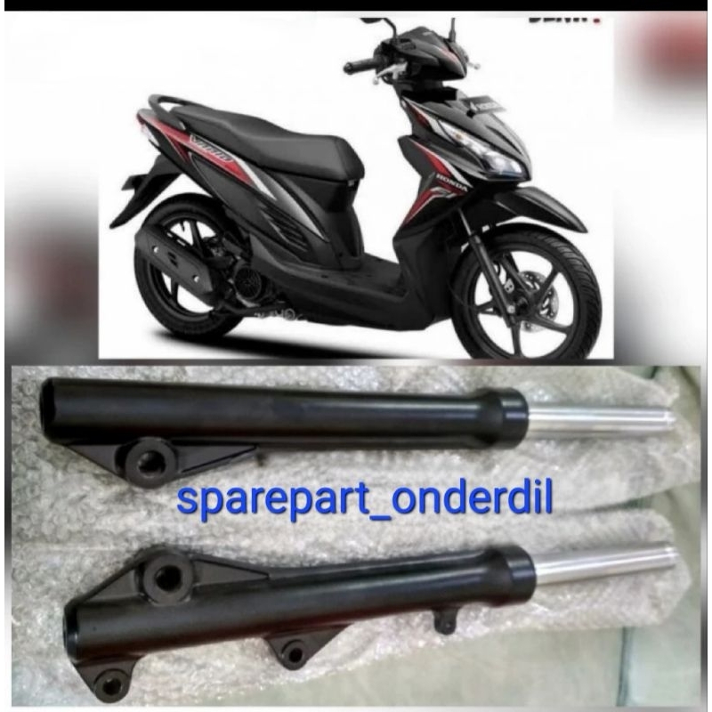 shockbreaker sok depan set tabung + ass shok vario 110 fi