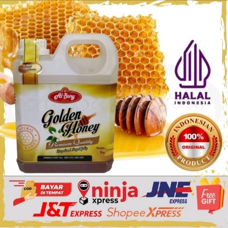 

TERMURAH SUPER MADU ASLI GOLDEN HONEY 1KG | MADU SUPER KALIMANTAN GOLDEN HONEY AL BANY 1KG