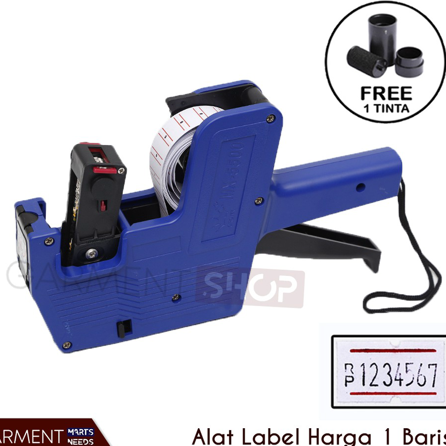 

FVDZ2682 TEBUS MURAH Alat Label Harga Expired Date Snack Kerupuk Price Label 8 digit MX 5500