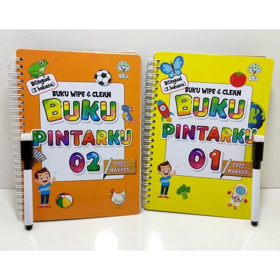

RB TPBL - BUKU Aktivitas Anak PAUD Bisa Ditulis dan Dihapus / Buku Kegiatan Anak FREE Spidol Wipe