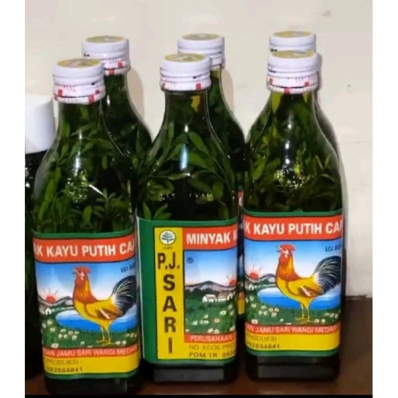 Minyak kayu putih rendam daun chau-chau (daun inggu)