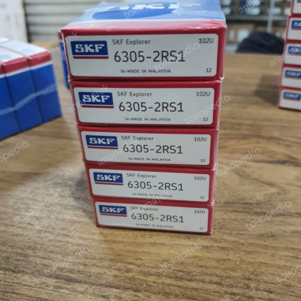 Bearing SKF 6305-2RS1 6305 2RS1 6305 2RS1 Laher SKF Made In Malaysia Diskon