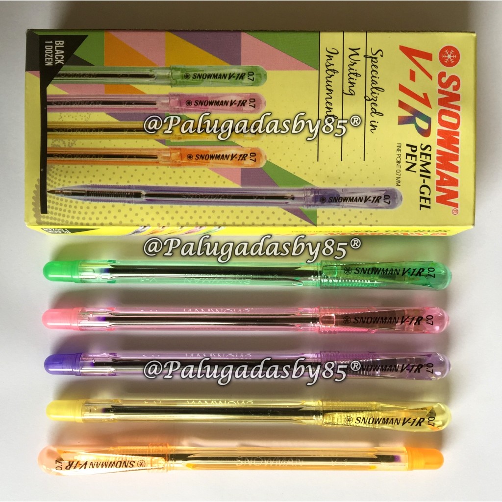 

(1 Biji) GROSIR Bolpen Snowman V-1R 0.7 Ball Pen Hitam / Pulpen Snowman V-1R 0.7 / Bolpoin Snowman V1R / Ball Point Snowman V1 R