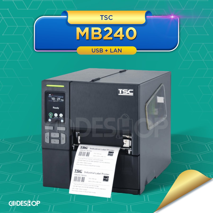 TSC MB220 Printer Barcode Industrial Direct Thermal Transfer