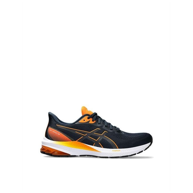 Asics GT-1000 12 Men Standard Running Shoes French Blue Bright Orange