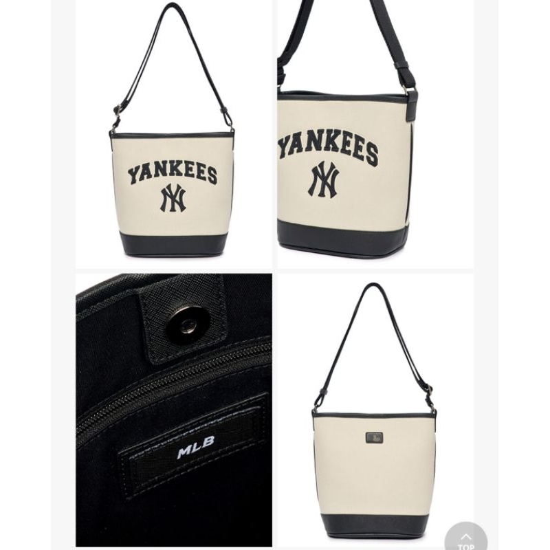 ORI Basic Littering Canvas NY Yankees Bucket Bag MLB
