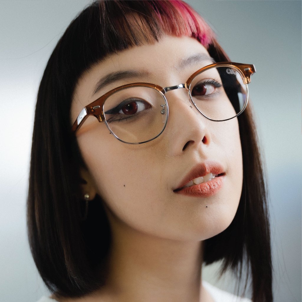 JACK Bluelight Lenses Clubmaster Square Unisex Eyewear Available in Brown I Premium Quality Metal Fr