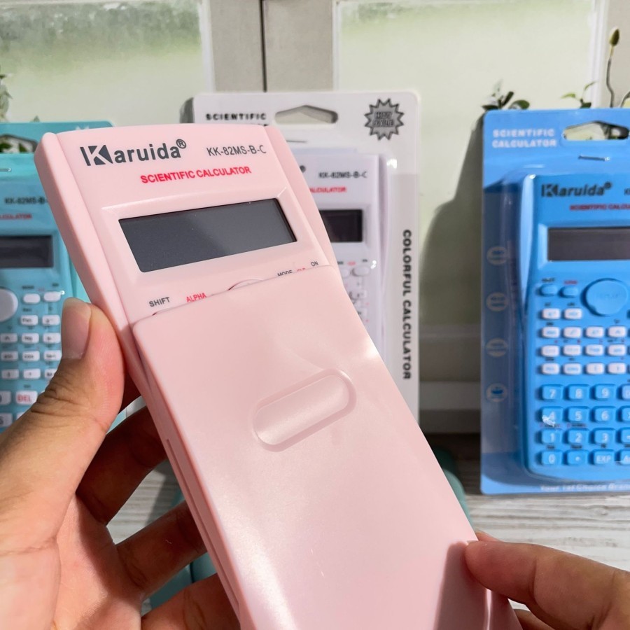 

Scientific Calculator KARUIDA KK-82MS-B-C Warna Pastel Pink Biru Hijau Putih Kalkulator 240 Fungsi Alat Tulis Sekolah dan Kantor Kualitas Terbaik bisa COD