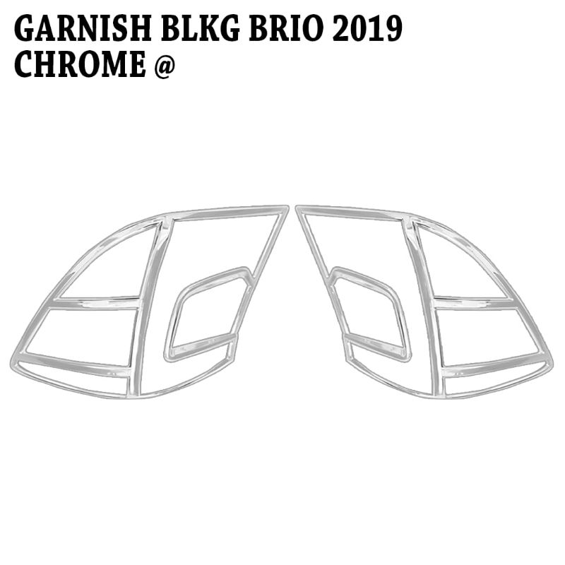 Garnish STOP LAMP BRIO 2019,..2023 CHROME.
